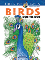 Creative Haven Birds Dot-to-Dot Coloring Book 0486819051 Book Cover