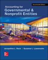 Accounting for Governmental and Nonprofit Entities 0073100951 Book Cover