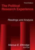 The Political Research Experience: Readings and Analysis 0765607573 Book Cover