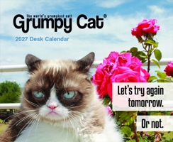 Carousel Worldwide Grumpy Cat 2027 Desk Calendar – Iconic Grumpy Cat Humor and Artwork, Daily Desk Calendar, 6? × 5?, Gift 1529865751 Book Cover