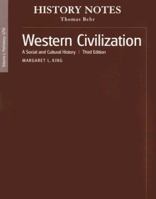 History Notes for Western Civilization, Volume 1: A Social and & Cultural History: Prehistory - 1750 (History Notes) 0131930133 Book Cover