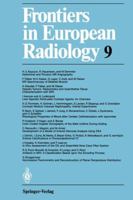 Frontiers in European Radiology 3642773710 Book Cover