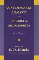 Contemporary Analytic and Linguistic Philosophies 0879751975 Book Cover
