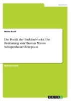 Die Poetik der Buddenbrooks. Die Bedeutung von Thomas Manns Schopenhauer-Rezeption 3346271439 Book Cover