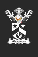 Alexander: Alexander Coat of Arms and Family Crest Notebook Journal (6 x 9 - 100 pages) 1695810937 Book Cover