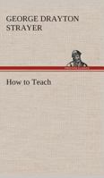 How to Teach 1018270078 Book Cover