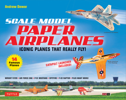 Scale Model Paper Airplanes Kit: Iconic Planes That Really Fly! Slingshot Launcher Included! - Just Pop-Out and Assemble