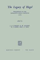 The Legacy of Hegel 9024715288 Book Cover