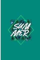 Summer: Beautiful Summer Perfect Gift Dot Grid Notebook/Journal (6"x9") 1698198302 Book Cover