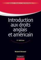 Introduction aux droits anglais et américain - 5e édition 210055851X Book Cover
