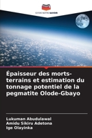Épaisseur des morts-terrains et estimation du tonnage potentiel de la pegmatite Olode-Gbayo (French Edition) 6207676688 Book Cover