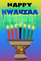 Happy Kwanzaa: Gratitude Journal, With a beautiful painting cover ,  6" x 9" 120 pages 1676990682 Book Cover