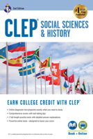CLEP® Social Sciences  History Book + Online, 2nd Ed. 0738612332 Book Cover