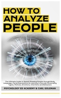 How to Analyze People 1803397055 Book Cover