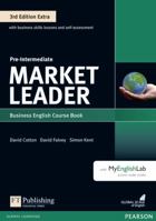Market Leader Extra Pre-Intermediate W/DVD-ROM and Mylab English 129213478X Book Cover