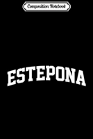 Composition Notebook: Estepona Vintage Retro Sports Team College Gym Arch Journal/Notebook Blank Lined Ruled 6x9 100 Pages 170990626X Book Cover