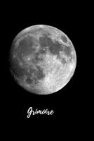 Grimoire: Buch der Schatten mit 120 gestalteten Seiten zum Eintragen f�r Rezepte, Zauberspr�che und Rituale. Grimoire f�r Hexen und andere Magiepraktizierende, 6x9" Gl�nzendes Softcover Schwarz mit Vo 1081165766 Book Cover