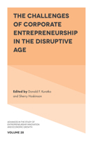 The Challenges of Corporate Entrepreneurship in the Disruptive Age 1787544443 Book Cover
