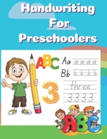 handwriting for preschoolers: alphabets handwriting/trace lines/practice writing/practice numbers for pre k /kindergarten/counting ,coloring animals B09892SCJ3 Book Cover