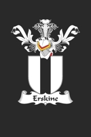 Erskine: Erskine Coat of Arms and Family Crest Notebook Journal (6 x 9 - 100 pages) 1696025478 Book Cover