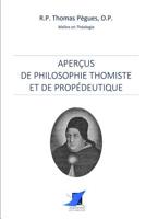 Aperçus de philosophie thomiste et de propédeutique (French Edition) 2376643899 Book Cover