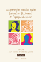 Les Portraits Dans Les Récits Factuels Et Fictionnels de l'Époque Classique 9004384596 Book Cover