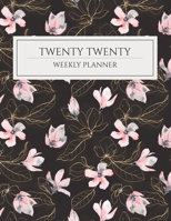 Twenty Twenty Weekly Planner: Weekly Planner Undated Luxury Flowers And Branches Pattern Cover Year In Review, Weekly Planner, To-Do List, And Additional Notes (8.5x11)(No.2) 1673453600 Book Cover