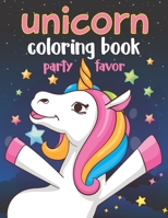 Unicorn Coloring Book Party Favor: Fun Princess, Mermaid and Unicorn Play Packs Party Favors Coloring Book for Toddlers 2-4 Years B093RLBTWX Book Cover