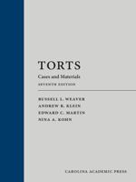 Torts: Cases, Problems, and Exercises 1531009778 Book Cover