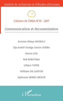 Communication et documentation (Cahiers de l'Irea) (French Edition) 2343138974 Book Cover