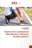 Rupture de la syndesmose tibio-fibulaire inférieure: Quelles options? 6203425087 Book Cover
