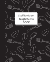 Stuff My Mom Taught Me to Cook: Recipe Collection Book B0851M27QX Book Cover