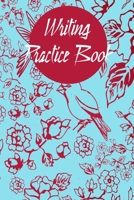 Writing Practice Book: Practisce Book For Japanese and Chinese or Calligraphy | 6x9 '' | 120 Genkouyoushi - Pages | For Kanji, Hiragana und Katakana | ... Advanced And Professionals | Birds Blue Red 1712533541 Book Cover