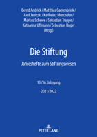 Die Stiftung - Heft 15/16 3631896735 Book Cover