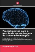 Procedimentos para a gestão da aprendizagem no apoio metodológico 6206849929 Book Cover