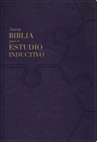 Nbla, Nueva Biblia Para El Estudio Inductivo, Leathersoft, Interior a DOS Colores, Morado, Comfort Print 082977324X Book Cover