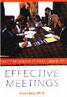Effective Meetings 817992081X Book Cover
