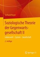 Soziologische Theorie der Gegenwartsgesellschaft II 3658132760 Book Cover