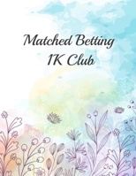 Matched Betting 1K Club: Matched Betting / Casino Tracker - Record Each Bet - Record Monthly/Annual Profits for Casino & Matched Betting - Weekly Bet Club Info - Gubbed List - Record Site Login Info - 1698929188 Book Cover