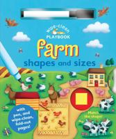 Wipe-Clean Farm: Shapes and Sizes: With Pen and Wipe-Clean Fold-out Pages (Wipe-Clean Playbooks) 0764165526 Book Cover