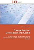 Francophonie Et Développement Durable 3841790038 Book Cover