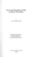 The Late Republican Villa at Posto, Francolise 0904152030 Book Cover
