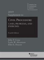 Civil Procedure: Cases, Problems and Exercises, 4th, 2019 Supplement (American Casebook Series) 1684672627 Book Cover