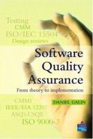 Software Quality Assurance: From Theory to Implementation 0201709457 Book Cover