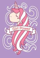 Girl Power: Notebook for Girls Women Teens : Inspirational Journa/ Notebook for Girls Women Teens 1979735662 Book Cover