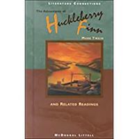 The Adventures Of Huckleberry Finn and Related Readings 0395775507 Book Cover