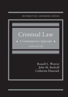 Criminal Law: A Contemporary Approach 0314289666 Book Cover