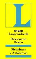 Oceano Langenscheidt Diccionario Basico Sinonimos y Antonimos 8495199211 Book Cover