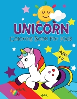 Unicorn Coloring Book for Kids ages 4-8: Magical Unicorn Coloring Book for Girls and Boys B08NZGG9D3 Book Cover