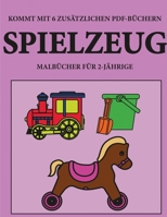 Malbücher für 2-Jährige (Spielzeug): Dieses Buch enthält 40 farbige Seiten mit extra dicken Linien, mit denen die Frustration verringert und das ... die Kontrolle über die Fede (German Edition) 1800256760 Book Cover